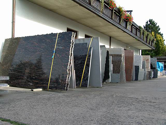 Naturstein-Plattenlager